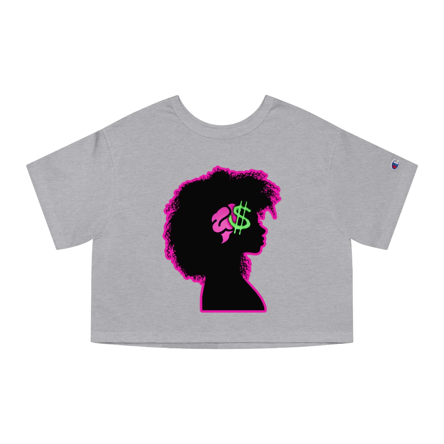 FINANCIALLY EDUCATED Cropped T-Shirt - Champion Women's Heritage Collection