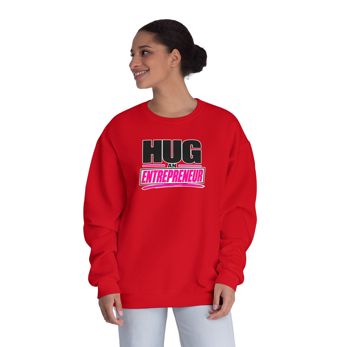 HUG AN ENTREPRENEUR® Unisex Crewneck Sweatshirt