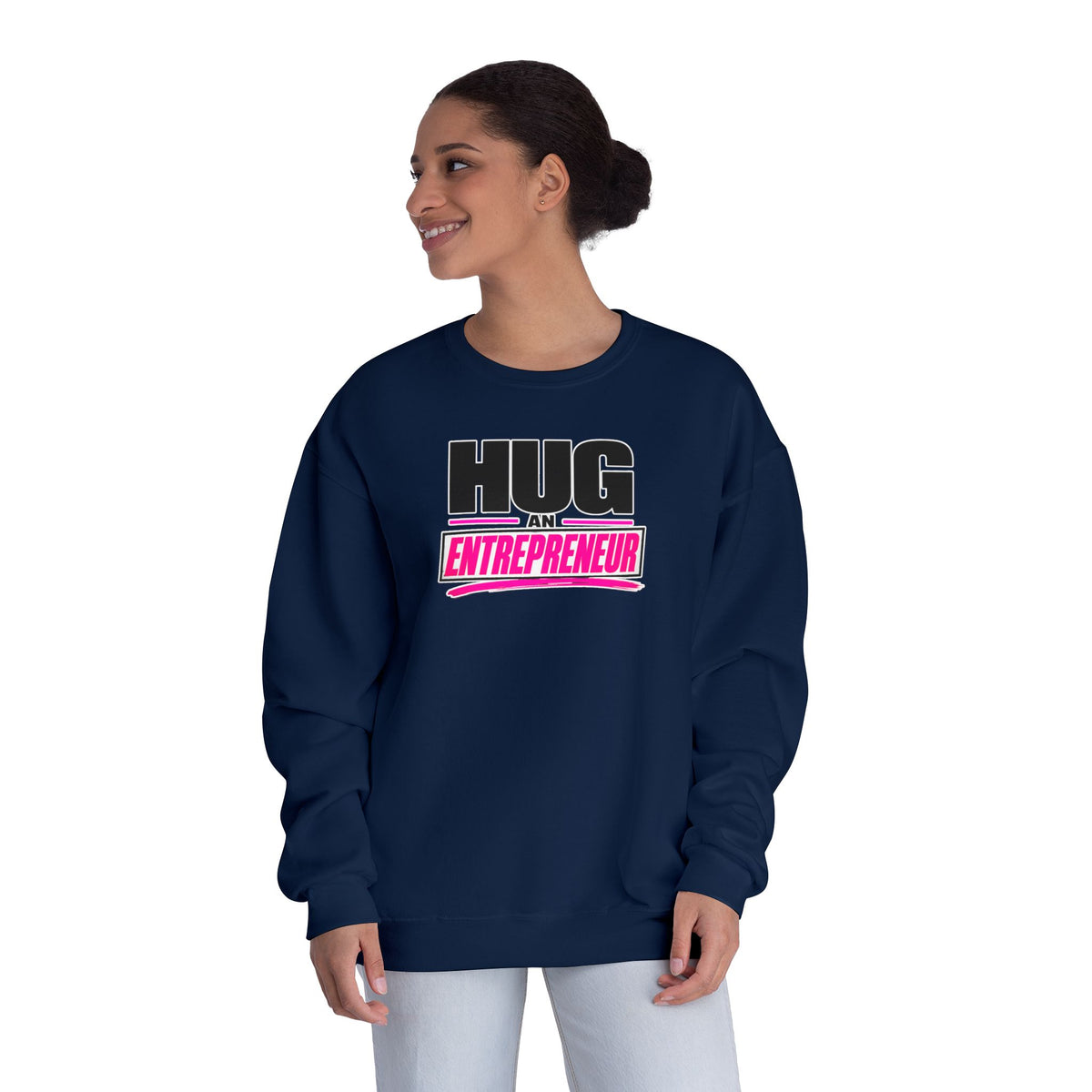 HUG AN ENTREPRENEUR® Unisex Crewneck Sweatshirt