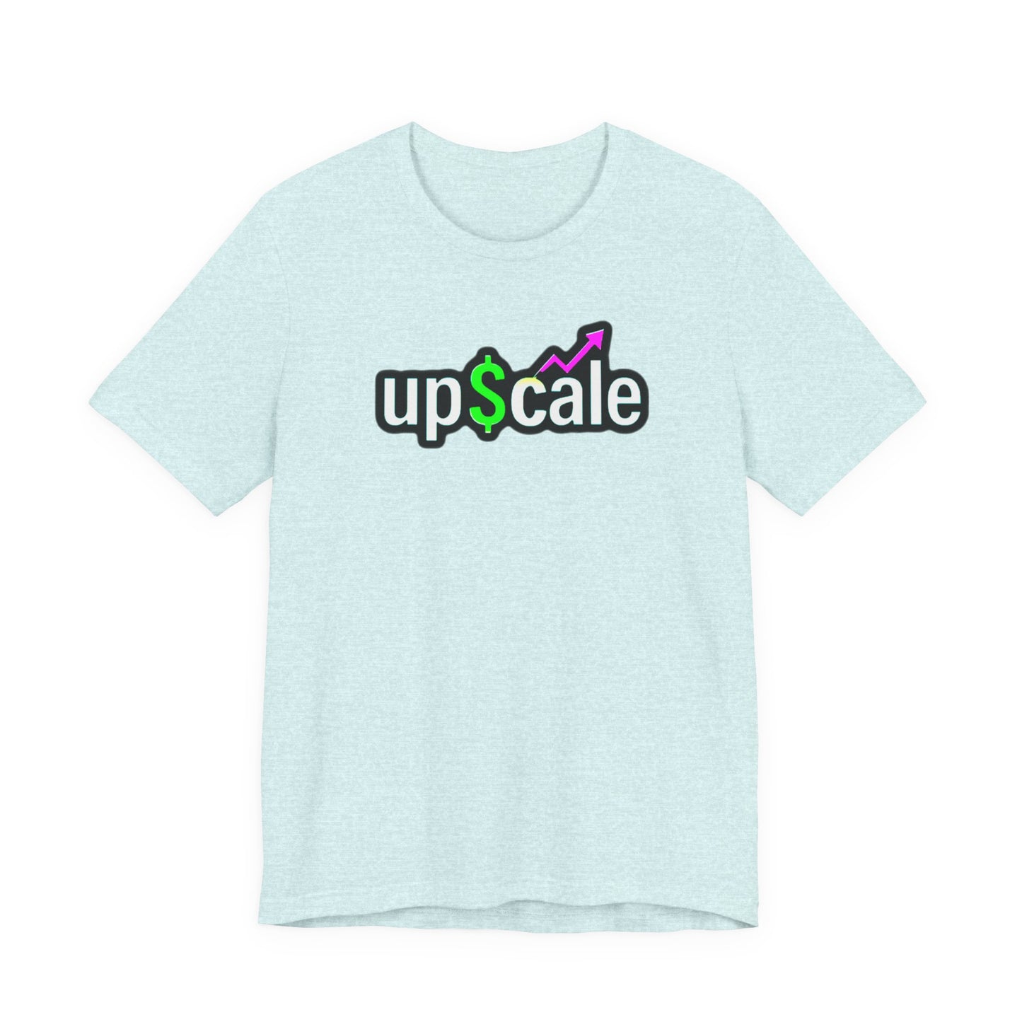 Upcale Unisex Jersey Tee for Entrepreneurs, Business Growth T-Shirt, Casual Wear, Startup Inspiration Shirt, Gift for Professionals
