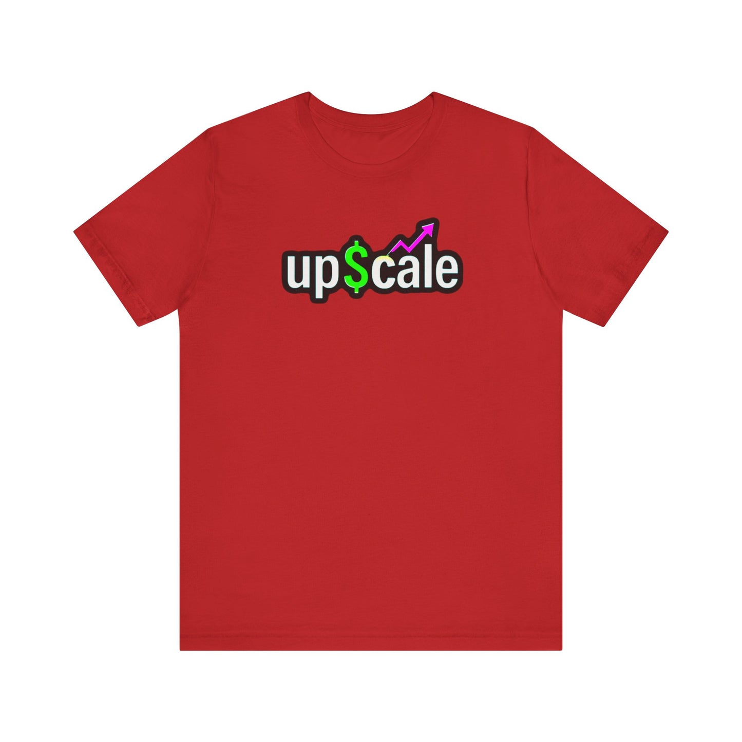 Upcale Unisex Jersey Tee for Entrepreneurs, Business Growth T-Shirt, Casual Wear, Startup Inspiration Shirt, Gift for Professionals