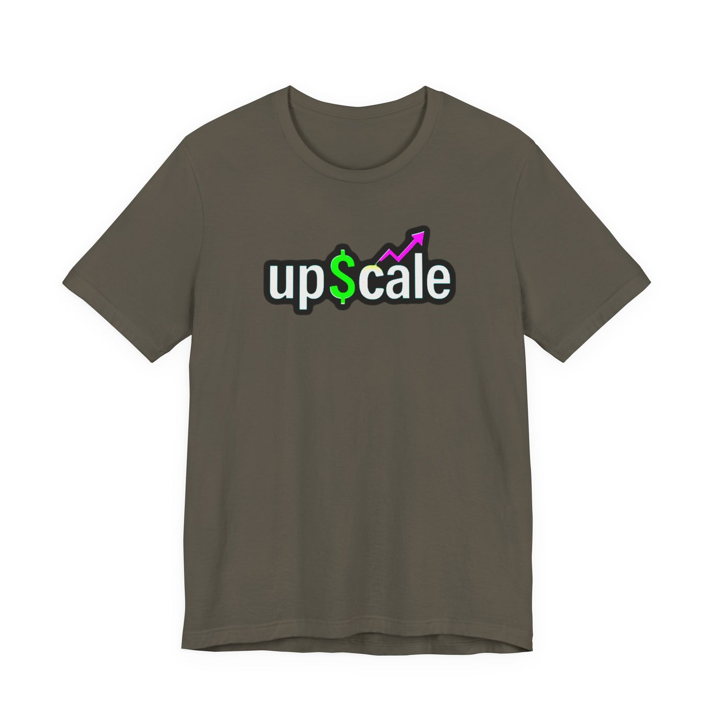 Upcale Unisex Jersey Tee for Entrepreneurs, Business Growth T-Shirt, Casual Wear, Startup Inspiration Shirt, Gift for Professionals