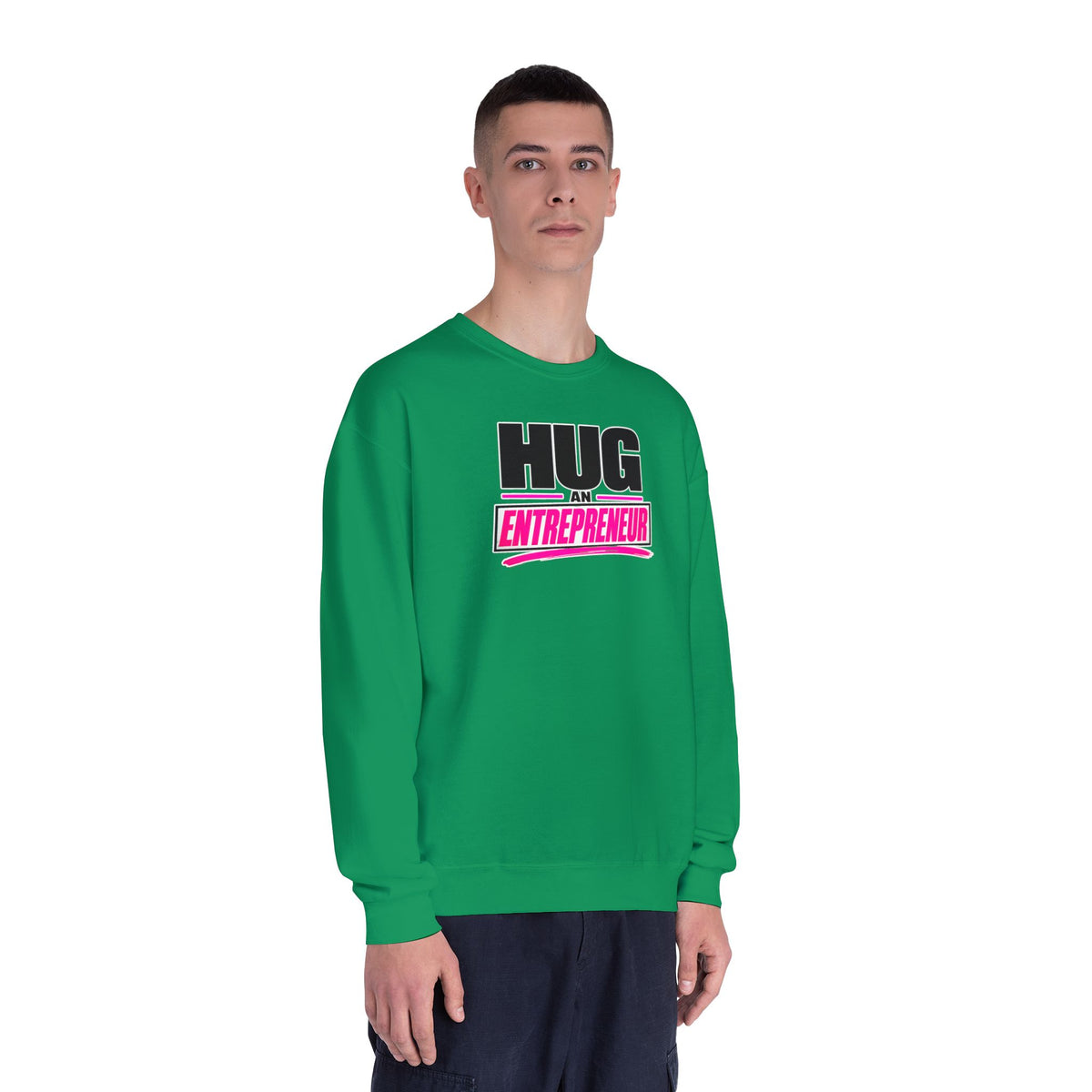 HUG AN ENTREPRENEUR® Unisex Crewneck Sweatshirt