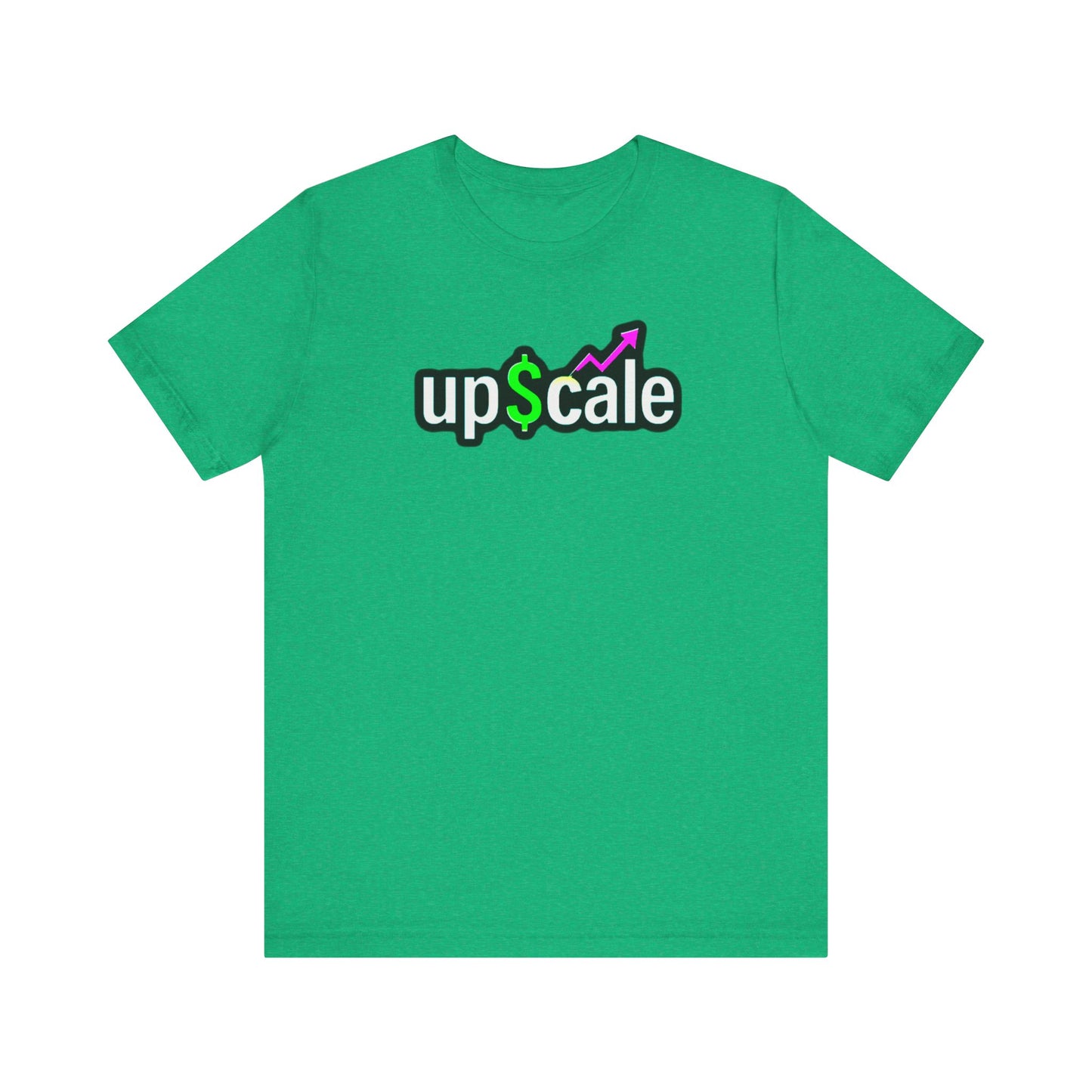 Upcale Unisex Jersey Tee for Entrepreneurs, Business Growth T-Shirt, Casual Wear, Startup Inspiration Shirt, Gift for Professionals