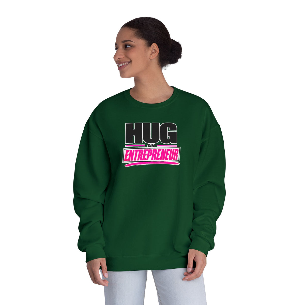 HUG AN ENTREPRENEUR® Unisex Crewneck Sweatshirt