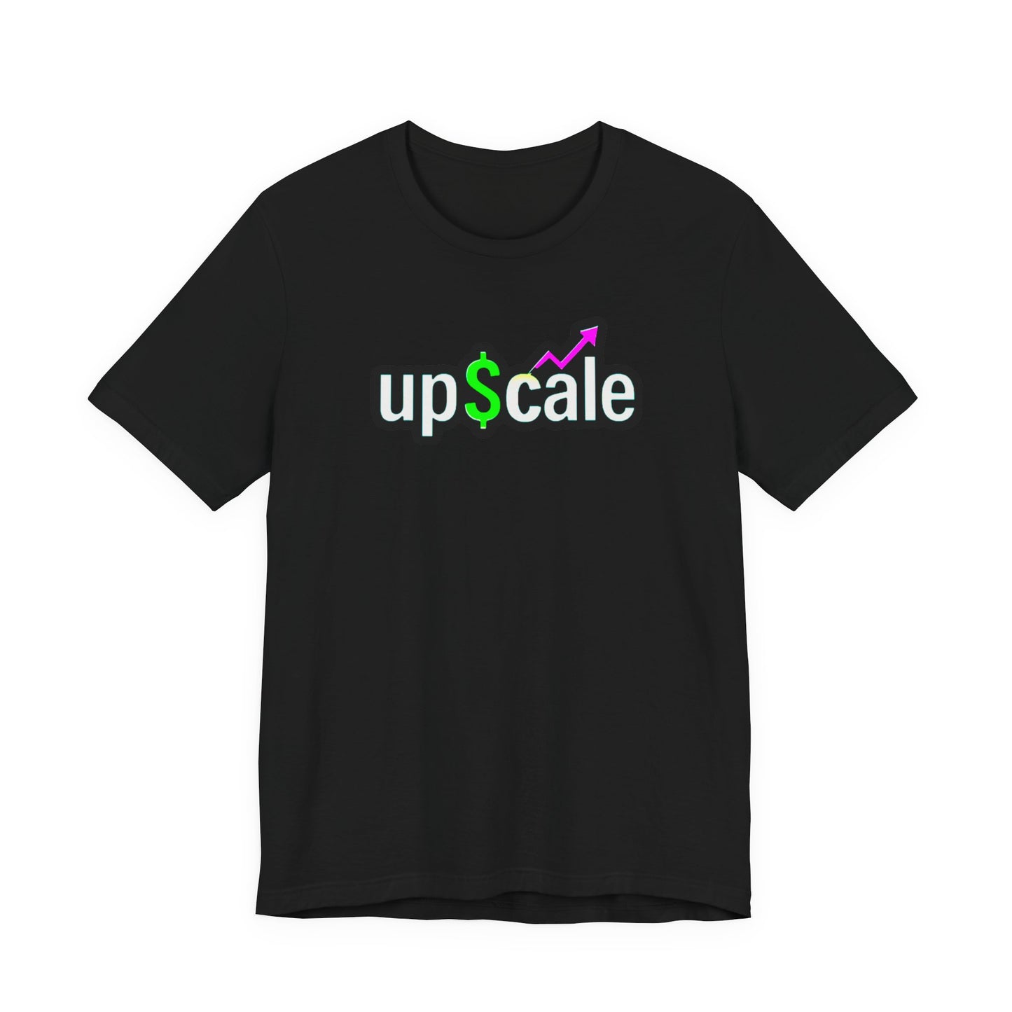 Upcale Unisex Jersey Tee for Entrepreneurs, Business Growth T-Shirt, Casual Wear, Startup Inspiration Shirt, Gift for Professionals