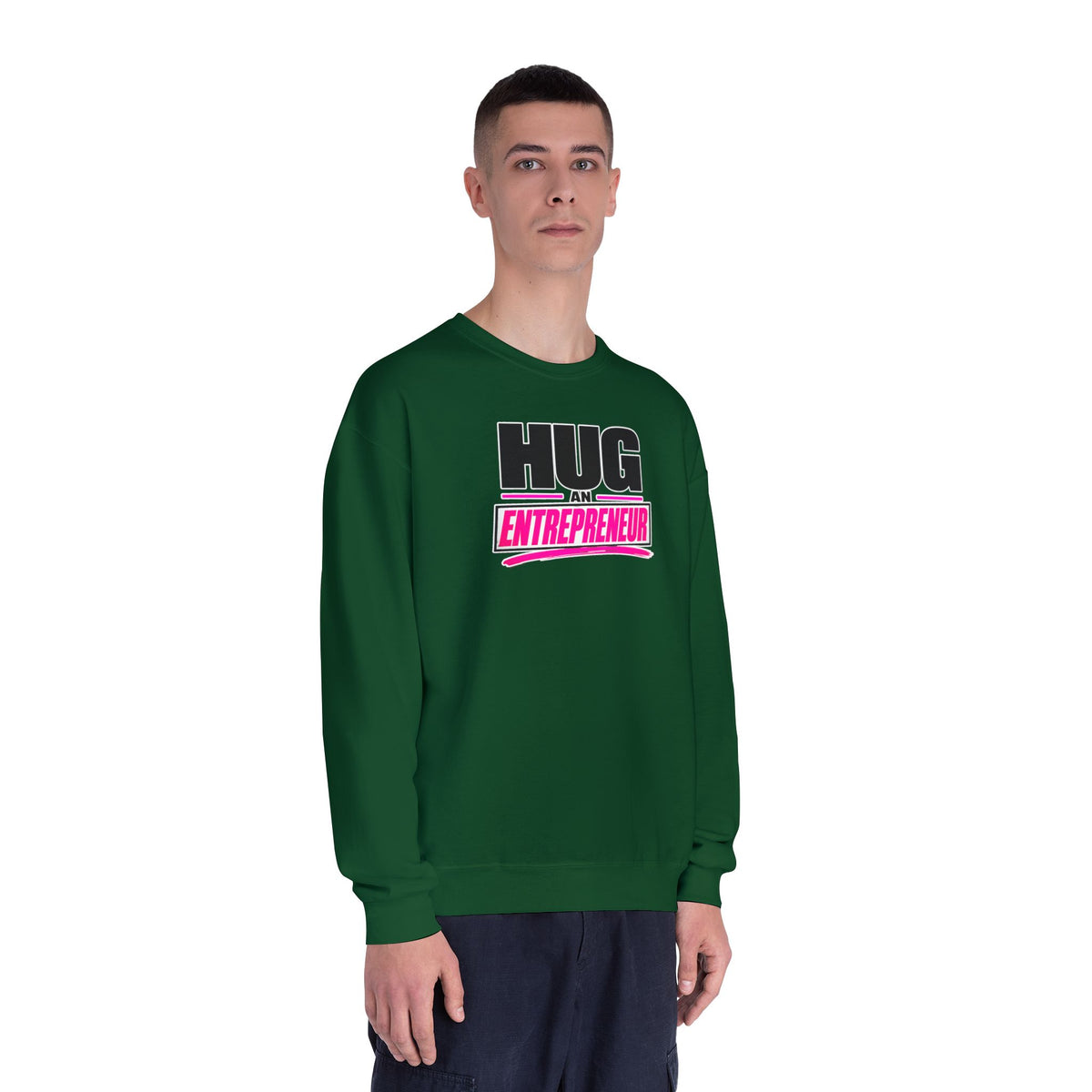 HUG AN ENTREPRENEUR® Unisex Crewneck Sweatshirt