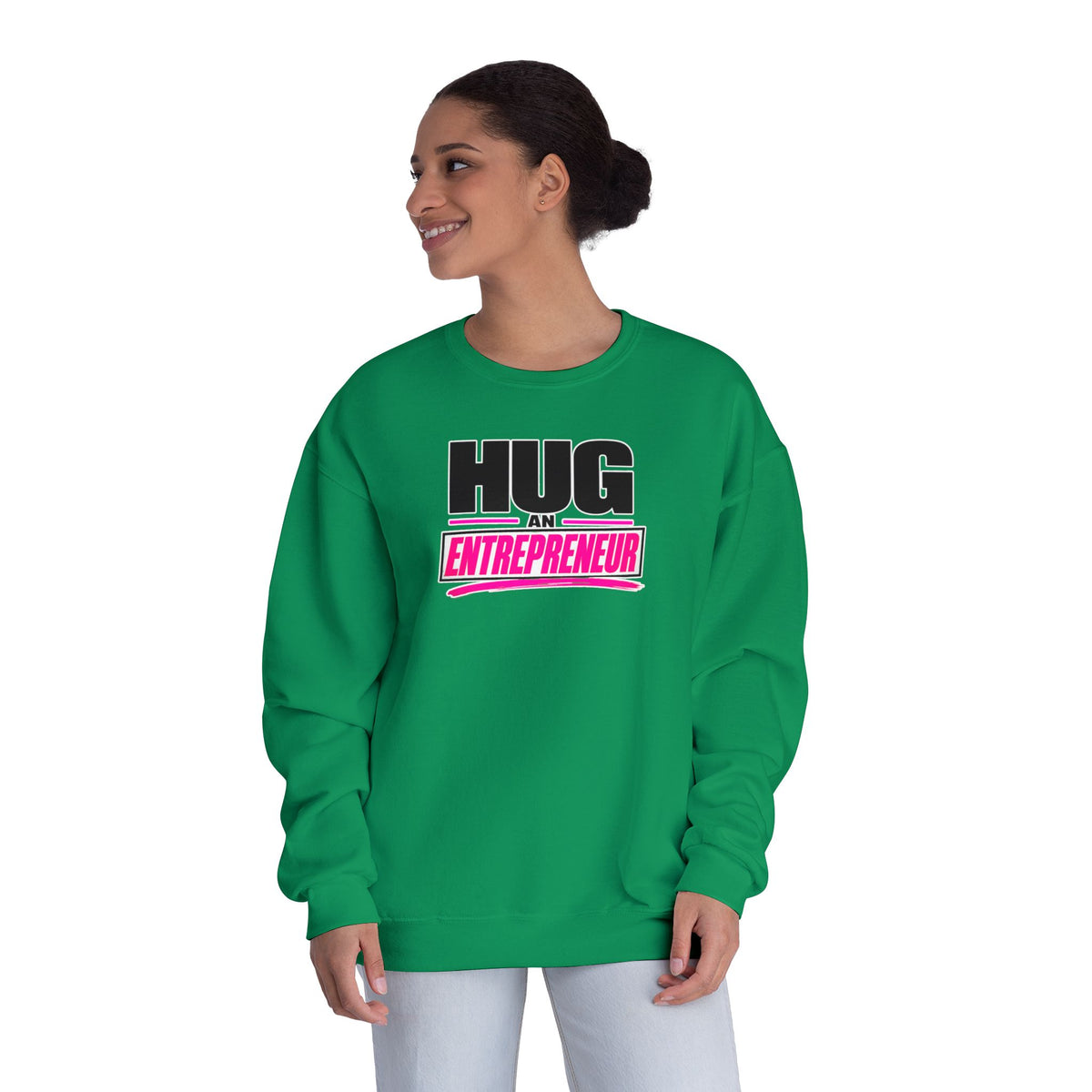 HUG AN ENTREPRENEUR® Unisex Crewneck Sweatshirt