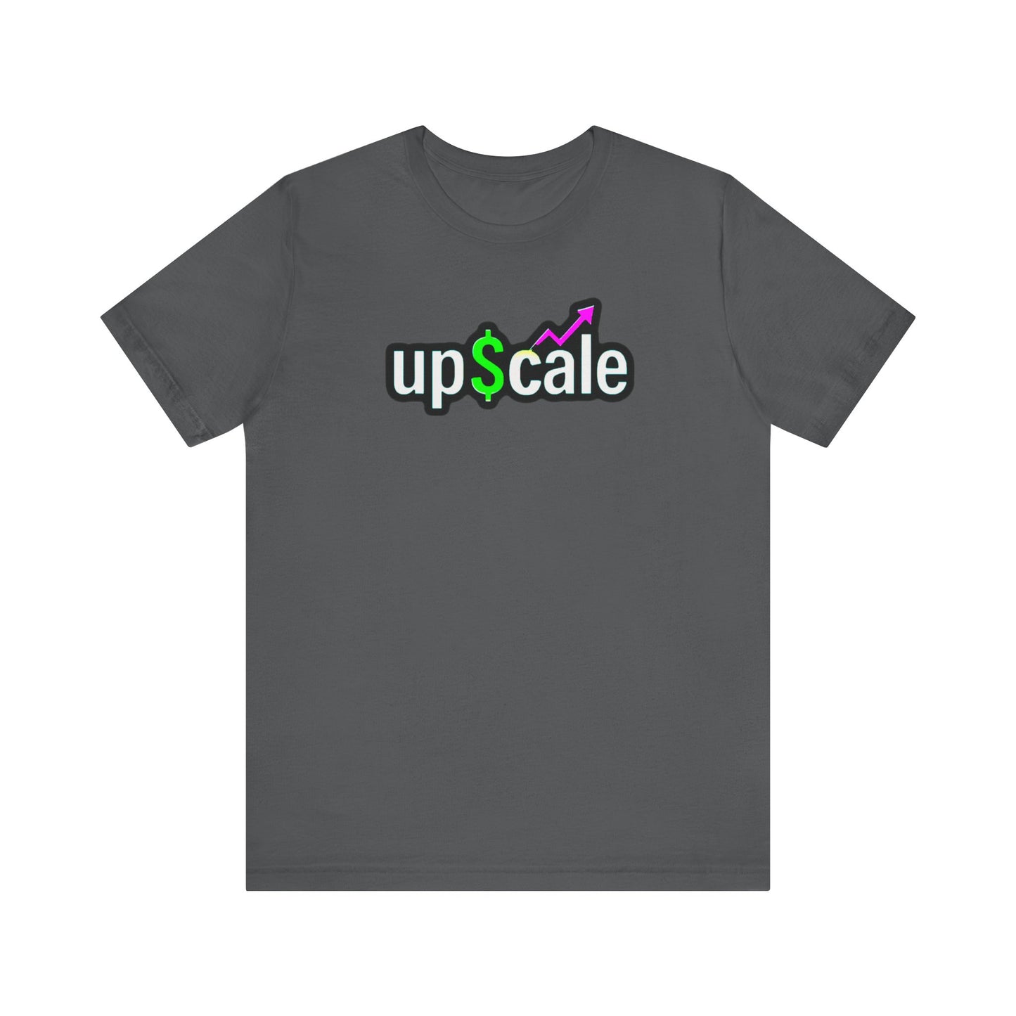 Upcale Unisex Jersey Tee for Entrepreneurs, Business Growth T-Shirt, Casual Wear, Startup Inspiration Shirt, Gift for Professionals