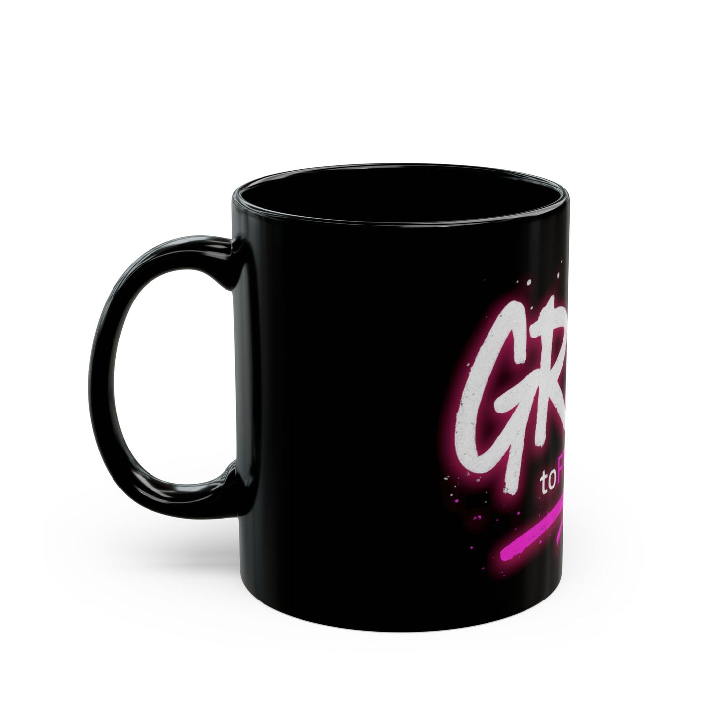 Grind to FREEDOM Black Coffee Mug (11oz, 15oz)