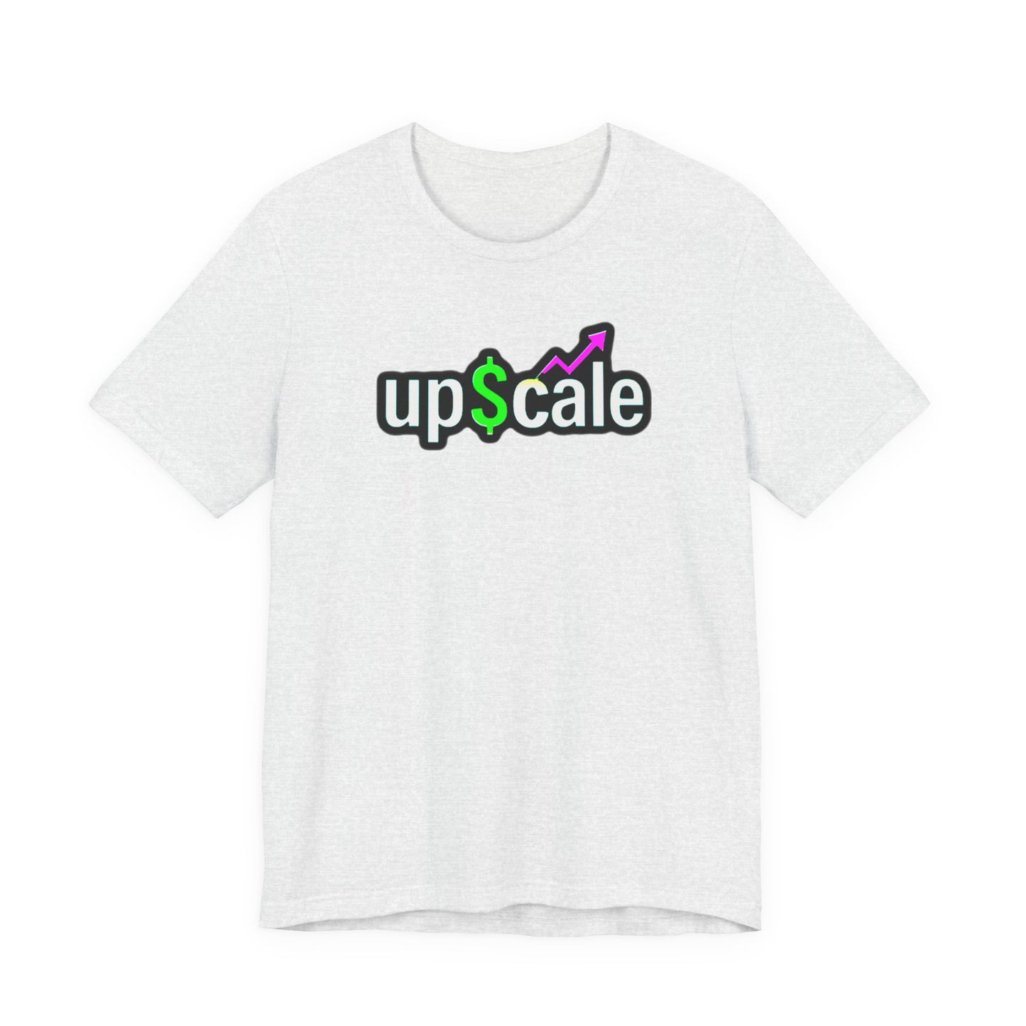 Upcale Unisex Jersey Tee for Entrepreneurs, Business Growth T-Shirt, Casual Wear, Startup Inspiration Shirt, Gift for Professionals
