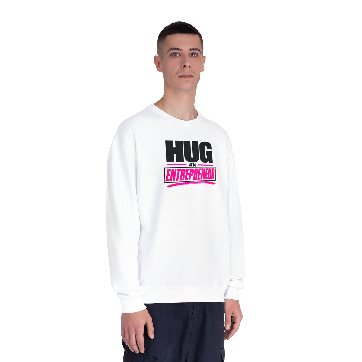 HUG AN ENTREPRENEUR® Unisex Crewneck Sweatshirt