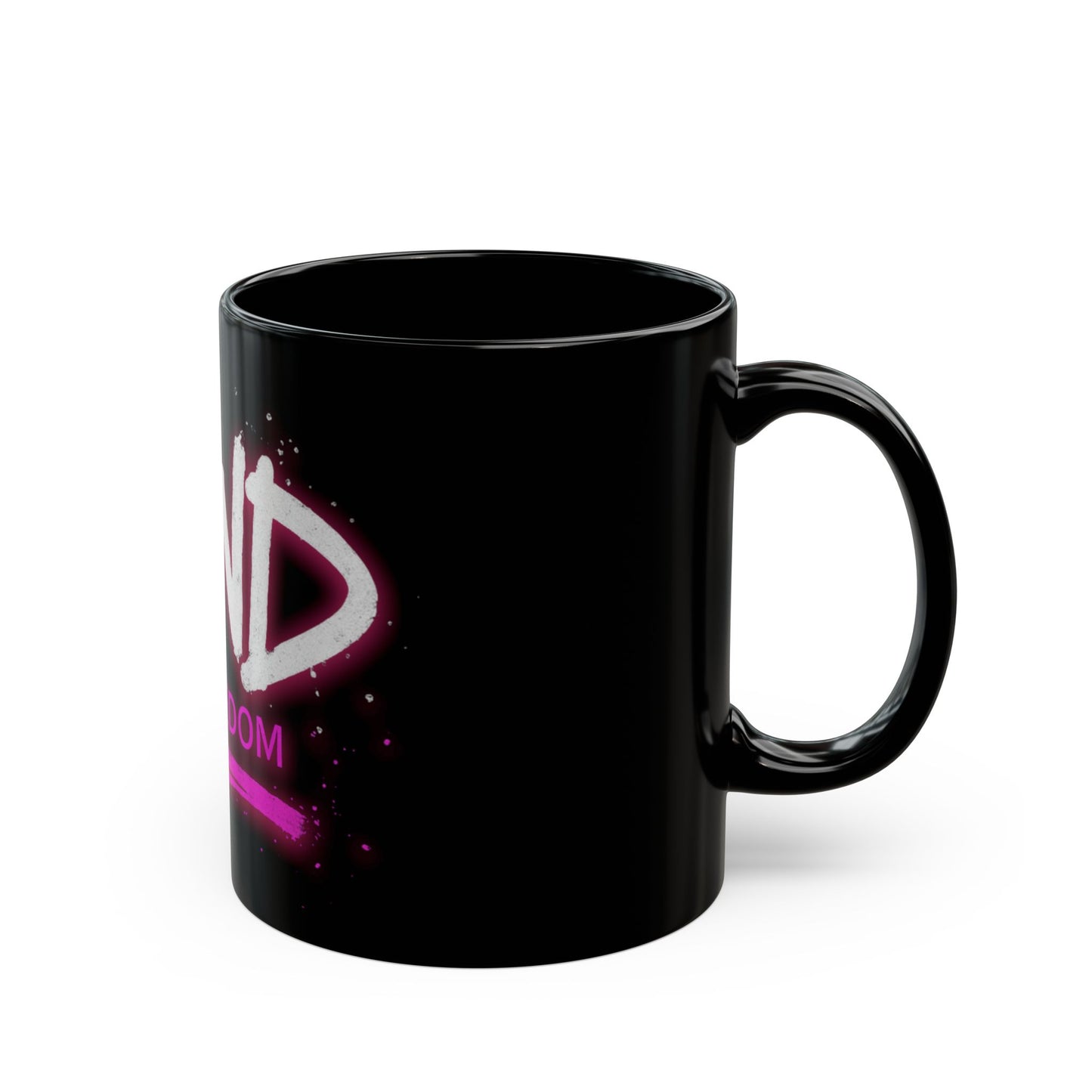 Grind to FREEDOM Black Coffee Mug (11oz, 15oz)