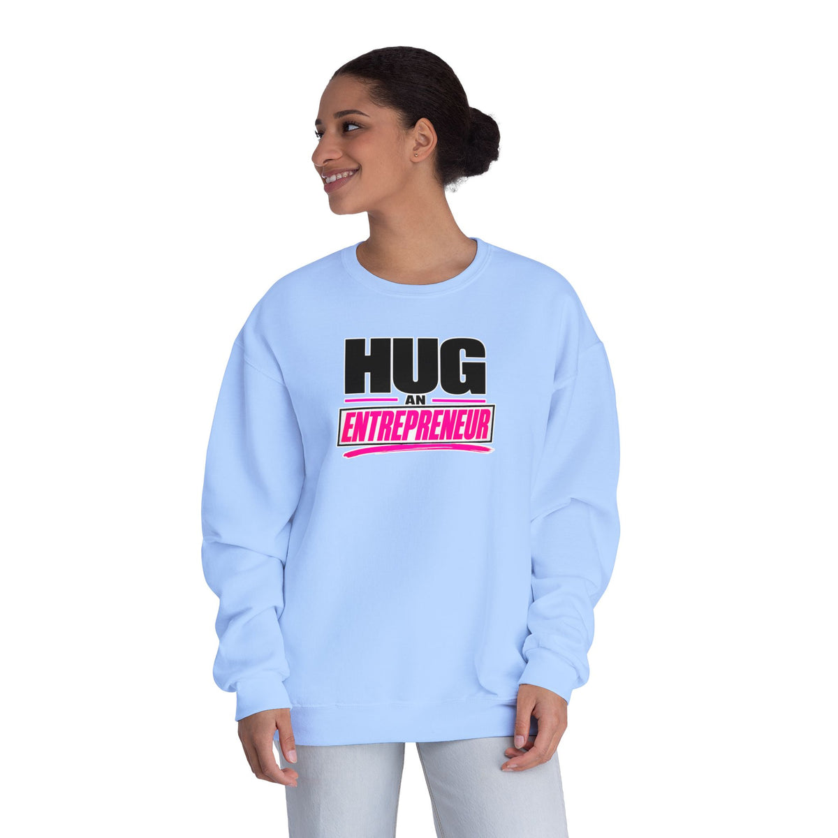 HUG AN ENTREPRENEUR® Unisex Crewneck Sweatshirt