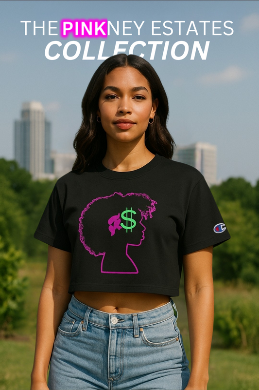 FINANCIALLY EDUCATED Cropped T-Shirt - Champion Women's Heritage Collection