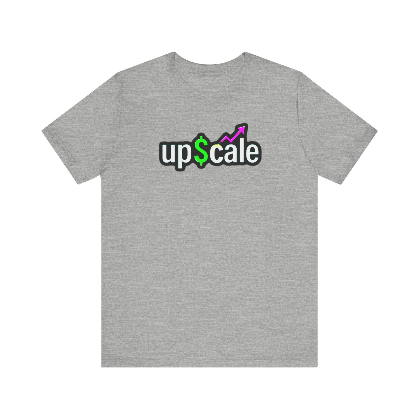 Upcale Unisex Jersey Tee for Entrepreneurs, Business Growth T-Shirt, Casual Wear, Startup Inspiration Shirt, Gift for Professionals