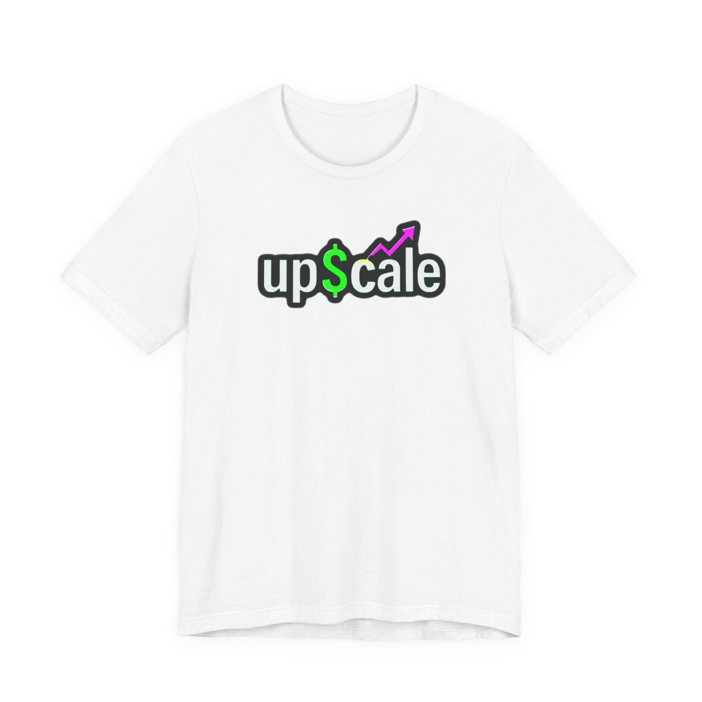 Upcale Unisex Jersey Tee for Entrepreneurs, Business Growth T-Shirt, Casual Wear, Startup Inspiration Shirt, Gift for Professionals