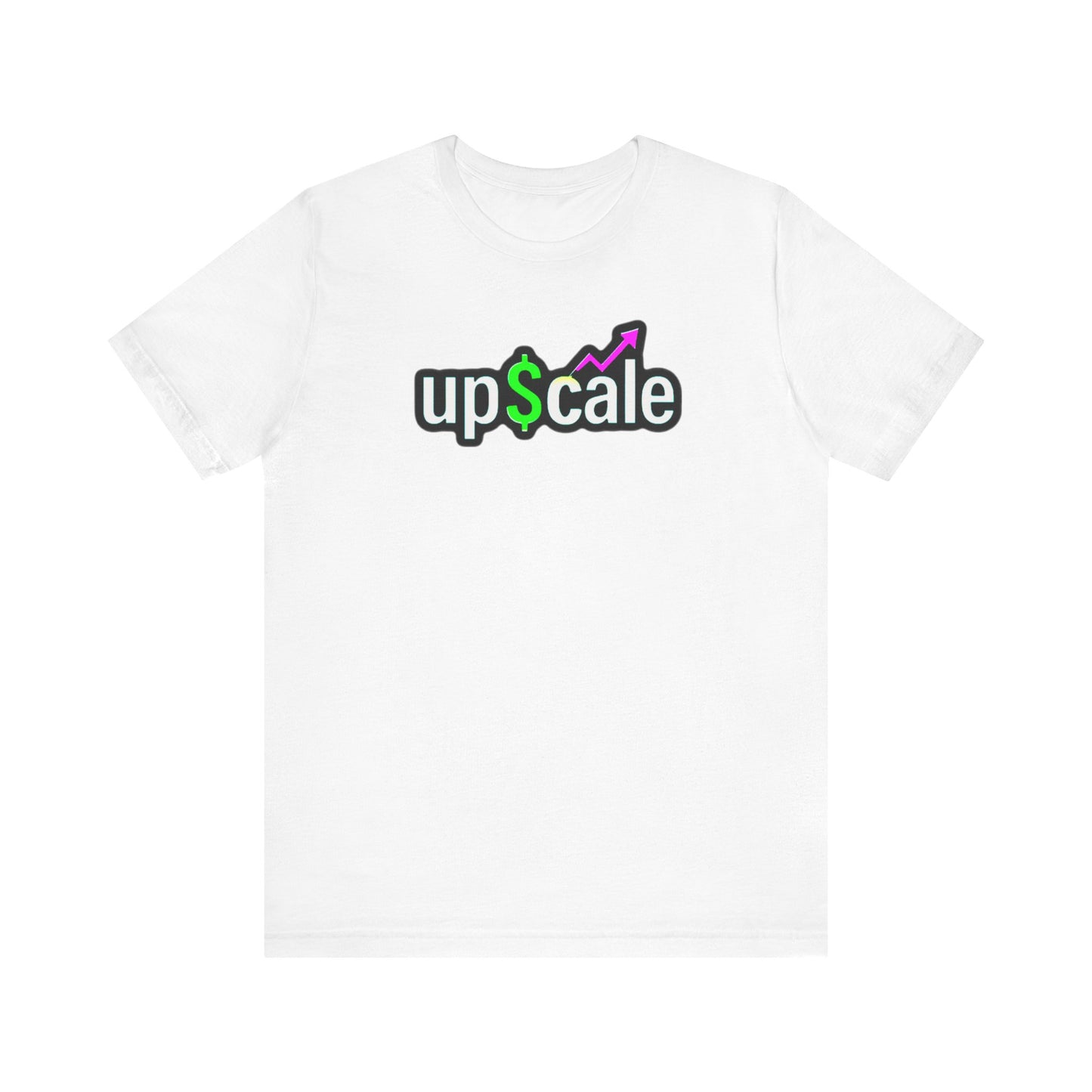 Upcale Unisex Jersey Tee for Entrepreneurs, Business Growth T-Shirt, Casual Wear, Startup Inspiration Shirt, Gift for Professionals