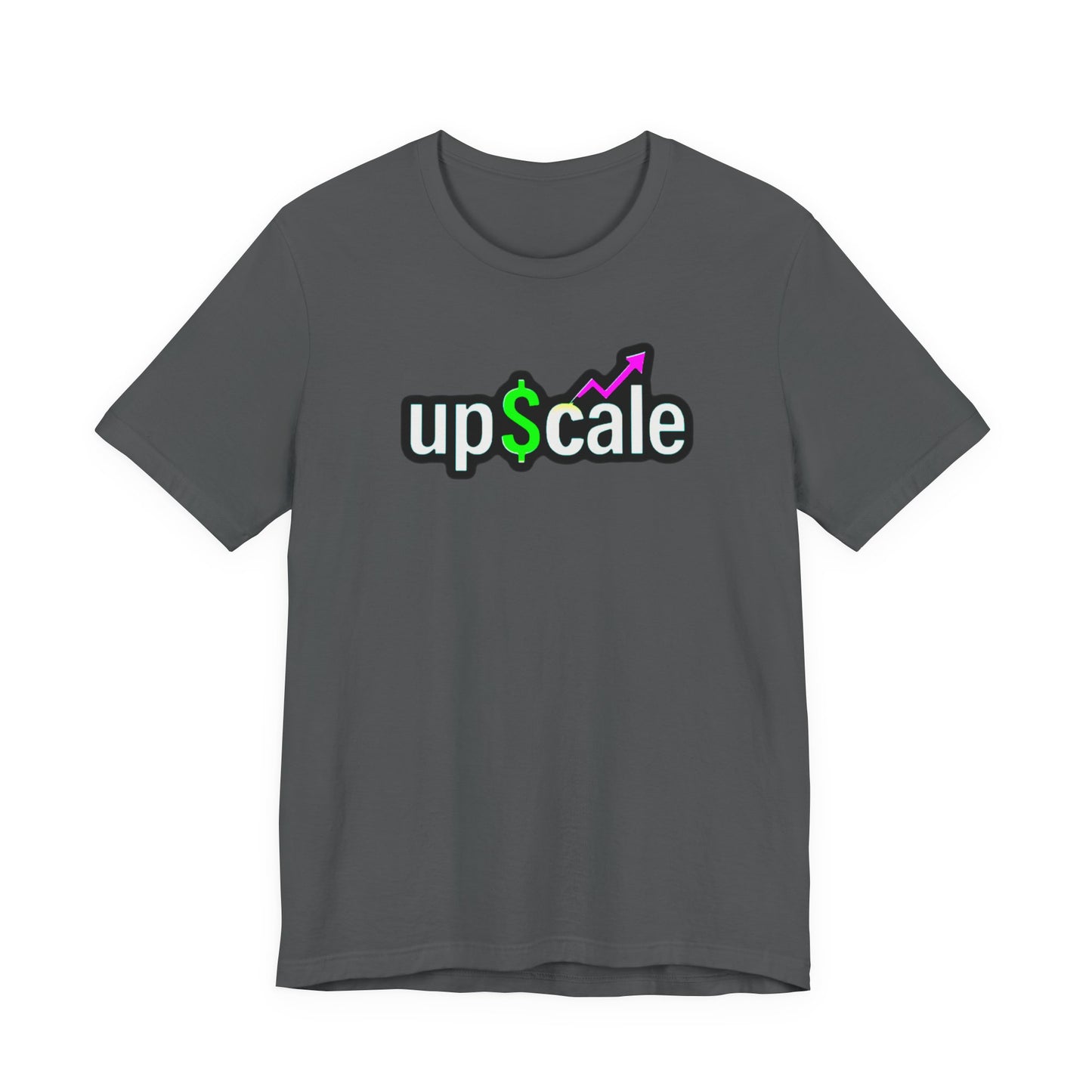 Upcale Unisex Jersey Tee for Entrepreneurs, Business Growth T-Shirt, Casual Wear, Startup Inspiration Shirt, Gift for Professionals