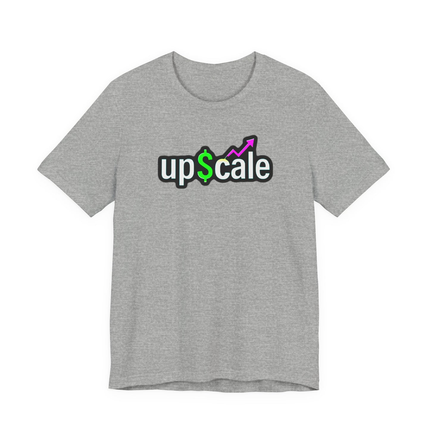 Upcale Unisex Jersey Tee for Entrepreneurs, Business Growth T-Shirt, Casual Wear, Startup Inspiration Shirt, Gift for Professionals