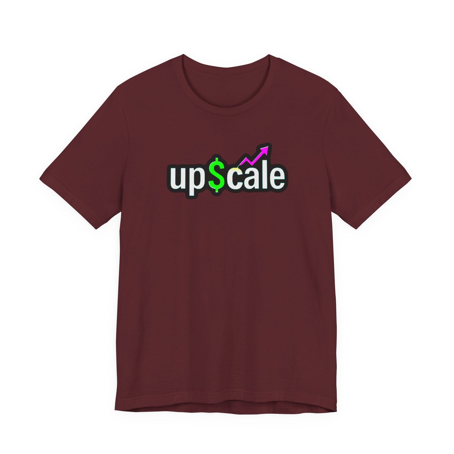 Upcale Unisex Jersey Tee for Entrepreneurs, Business Growth T-Shirt, Casual Wear, Startup Inspiration Shirt, Gift for Professionals