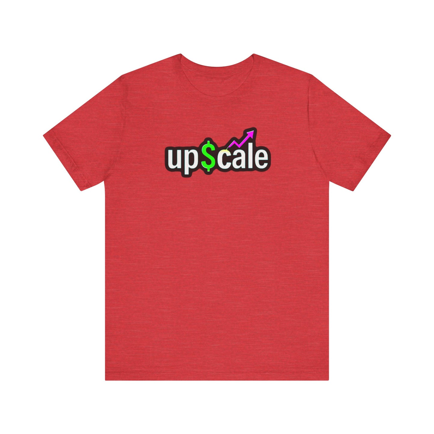 Upcale Unisex Jersey Tee for Entrepreneurs, Business Growth T-Shirt, Casual Wear, Startup Inspiration Shirt, Gift for Professionals