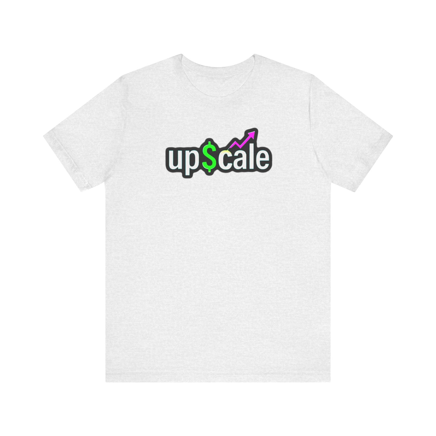 Upcale Unisex Jersey Tee for Entrepreneurs, Business Growth T-Shirt, Casual Wear, Startup Inspiration Shirt, Gift for Professionals