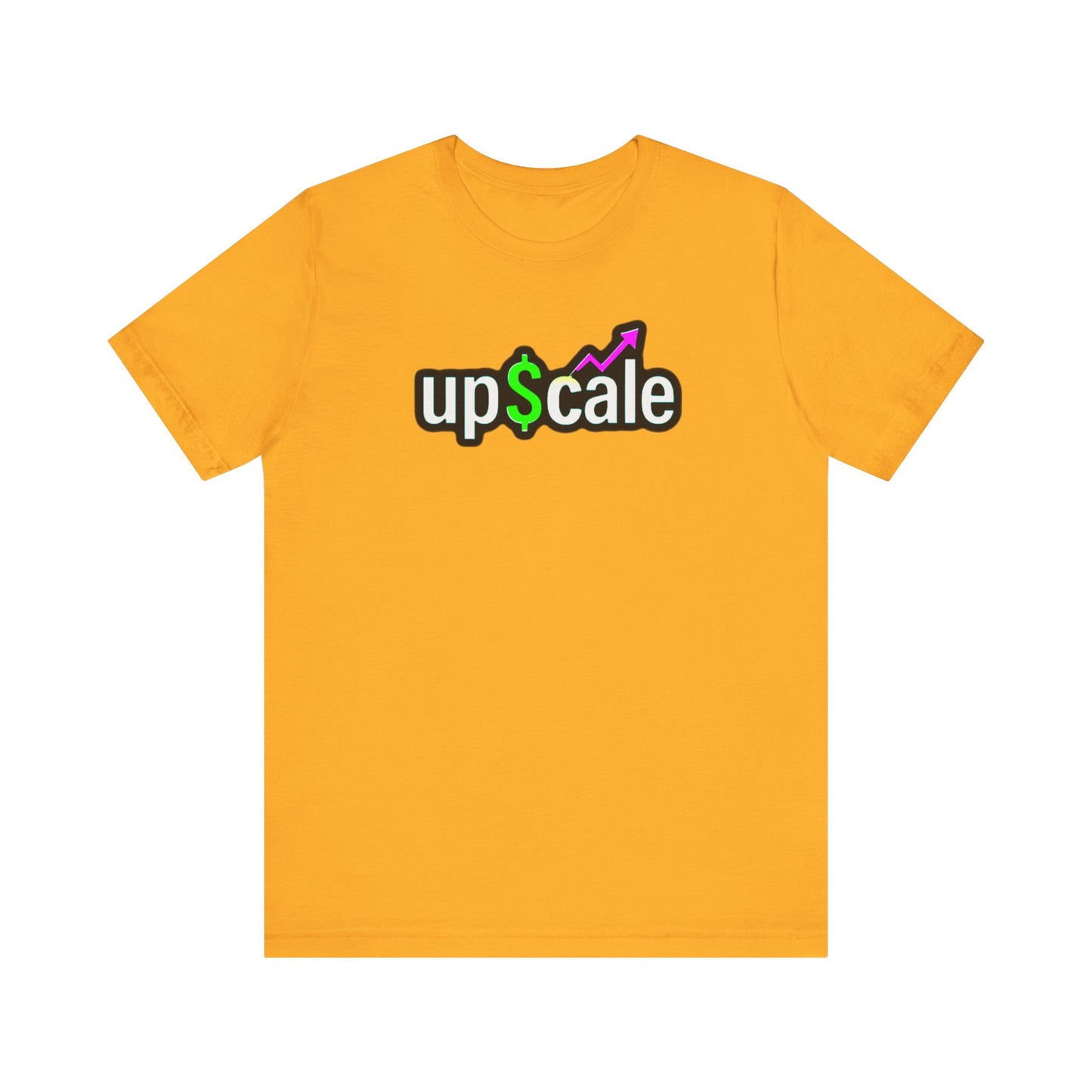 Upcale Unisex Jersey Tee for Entrepreneurs, Business Growth T-Shirt, Casual Wear, Startup Inspiration Shirt, Gift for Professionals