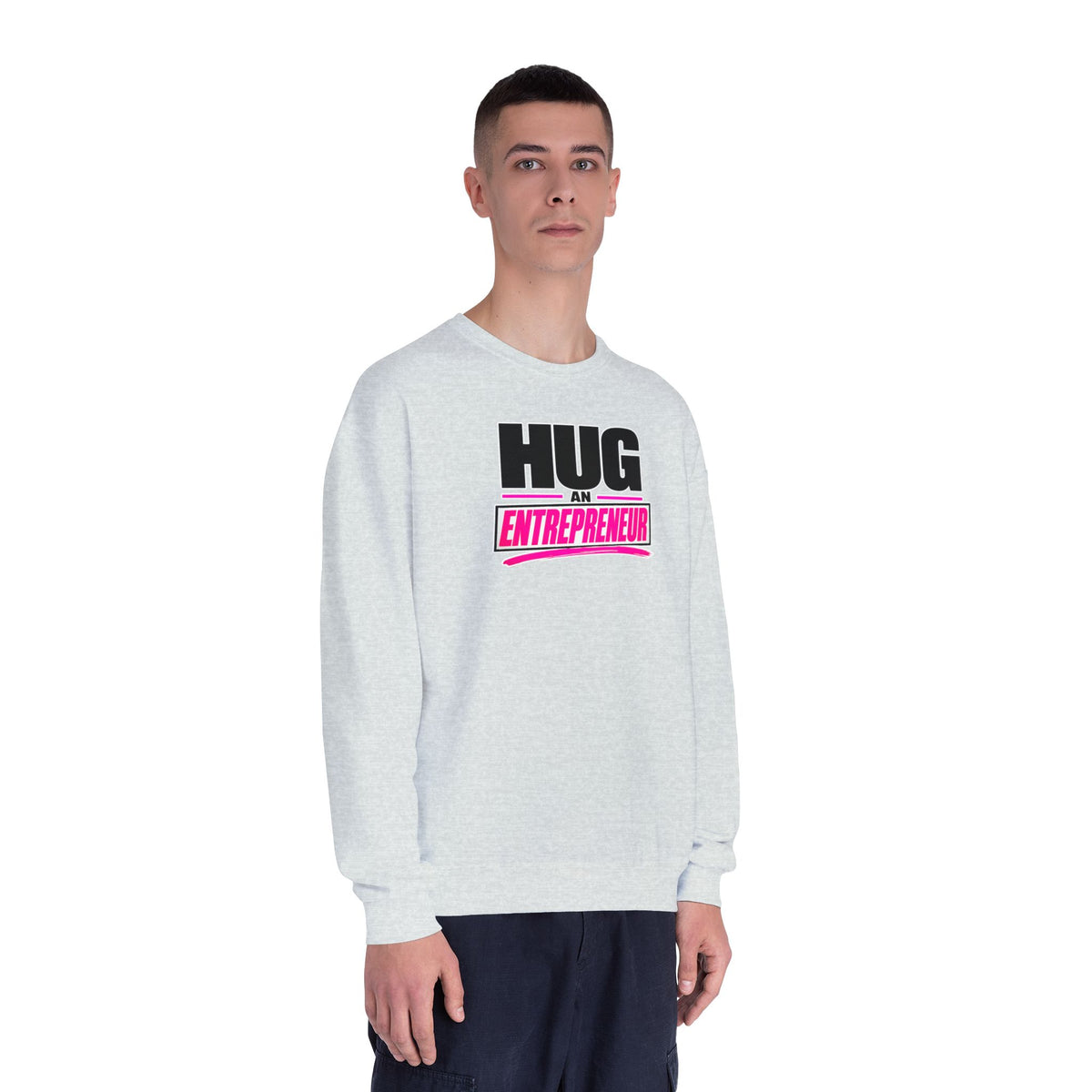 HUG AN ENTREPRENEUR® Unisex Crewneck Sweatshirt