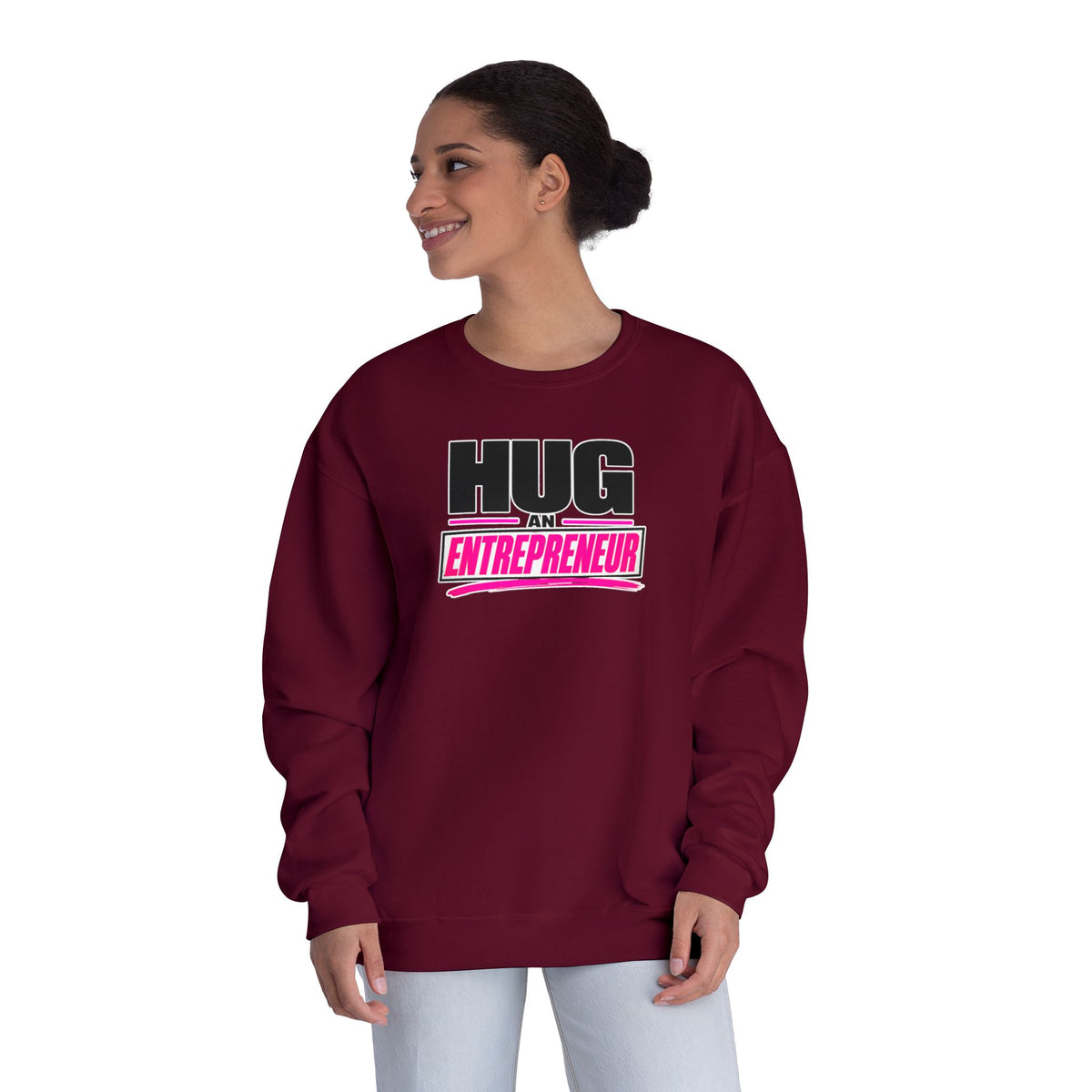 HUG AN ENTREPRENEUR® Unisex Crewneck Sweatshirt