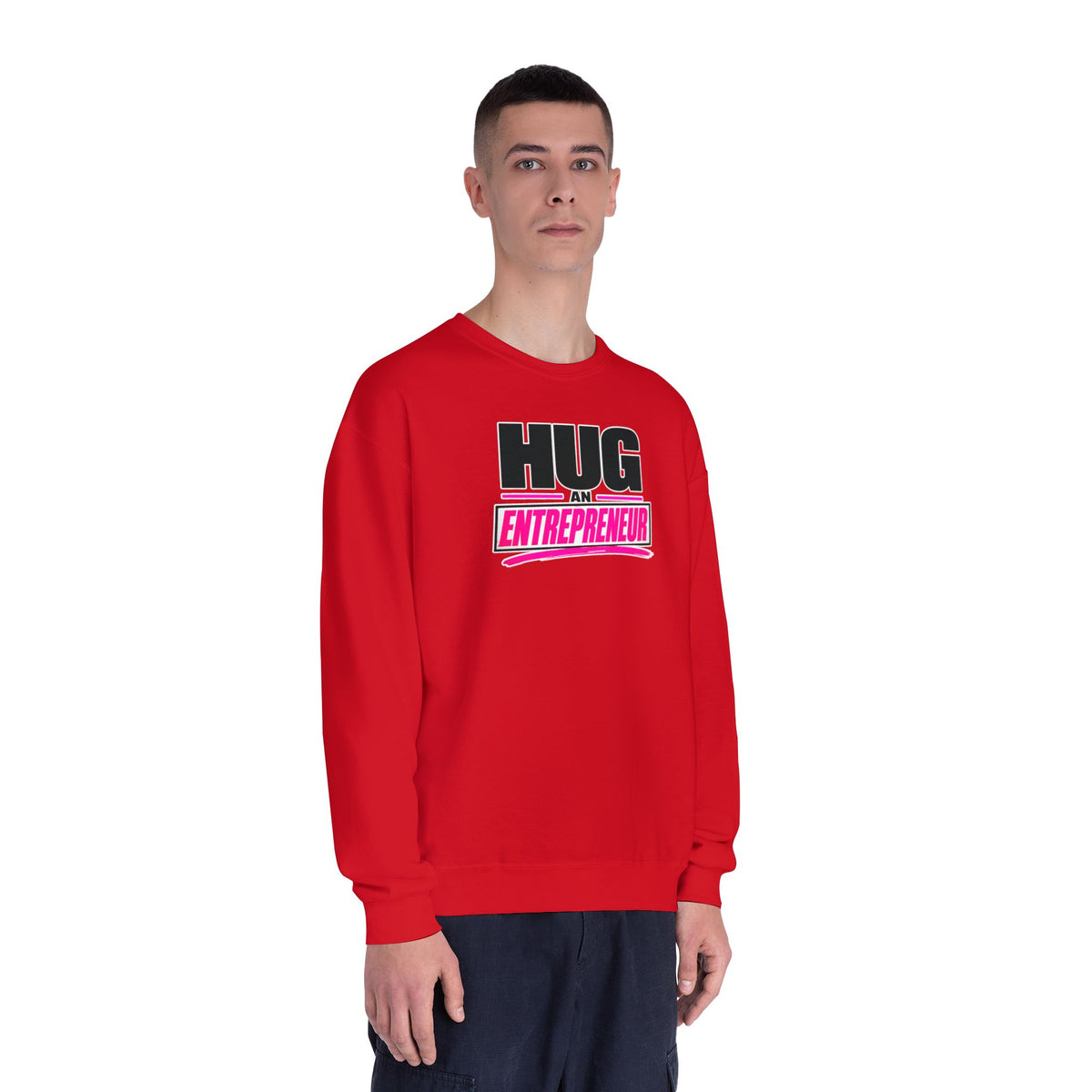 HUG AN ENTREPRENEUR® Unisex Crewneck Sweatshirt