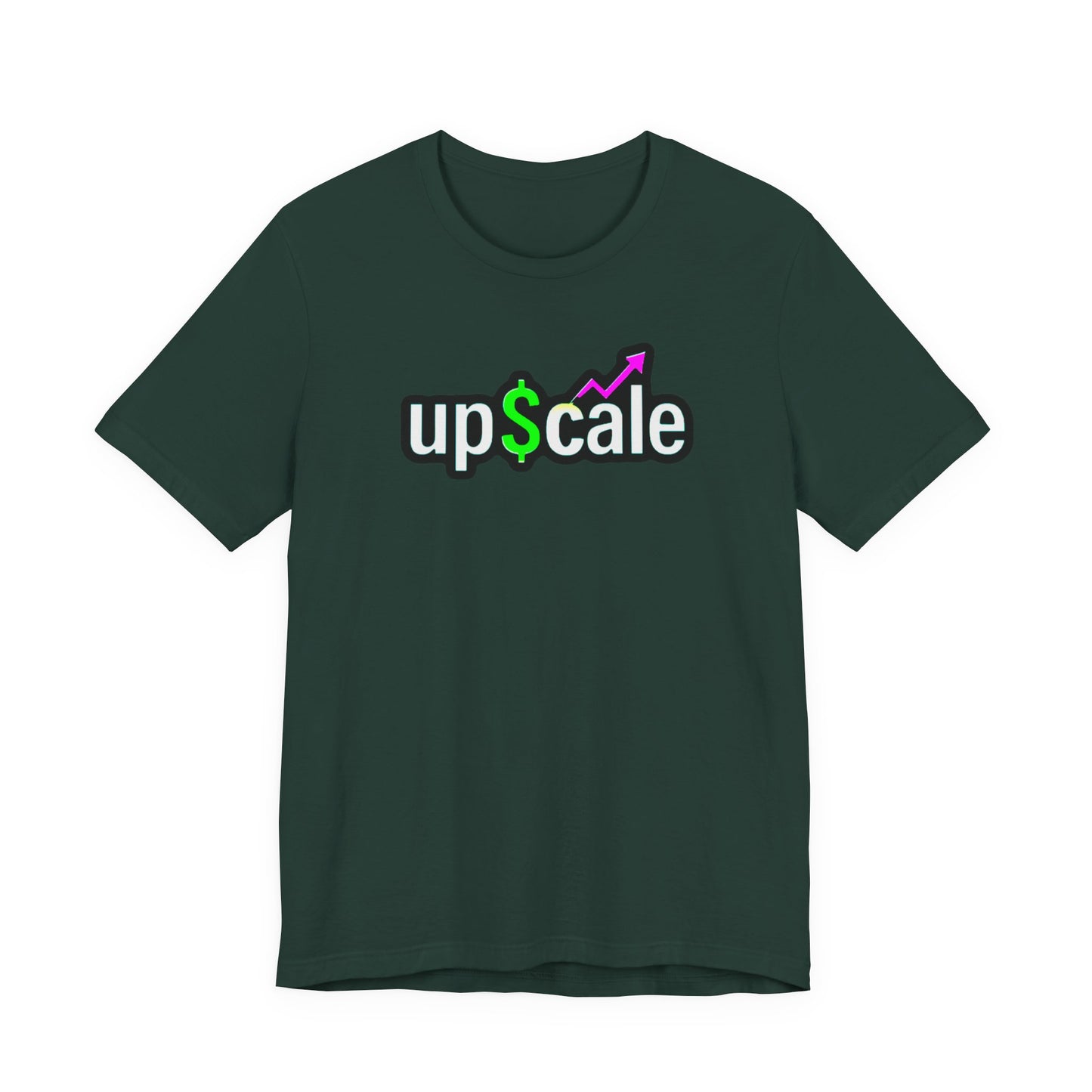 Upcale Unisex Jersey Tee for Entrepreneurs, Business Growth T-Shirt, Casual Wear, Startup Inspiration Shirt, Gift for Professionals