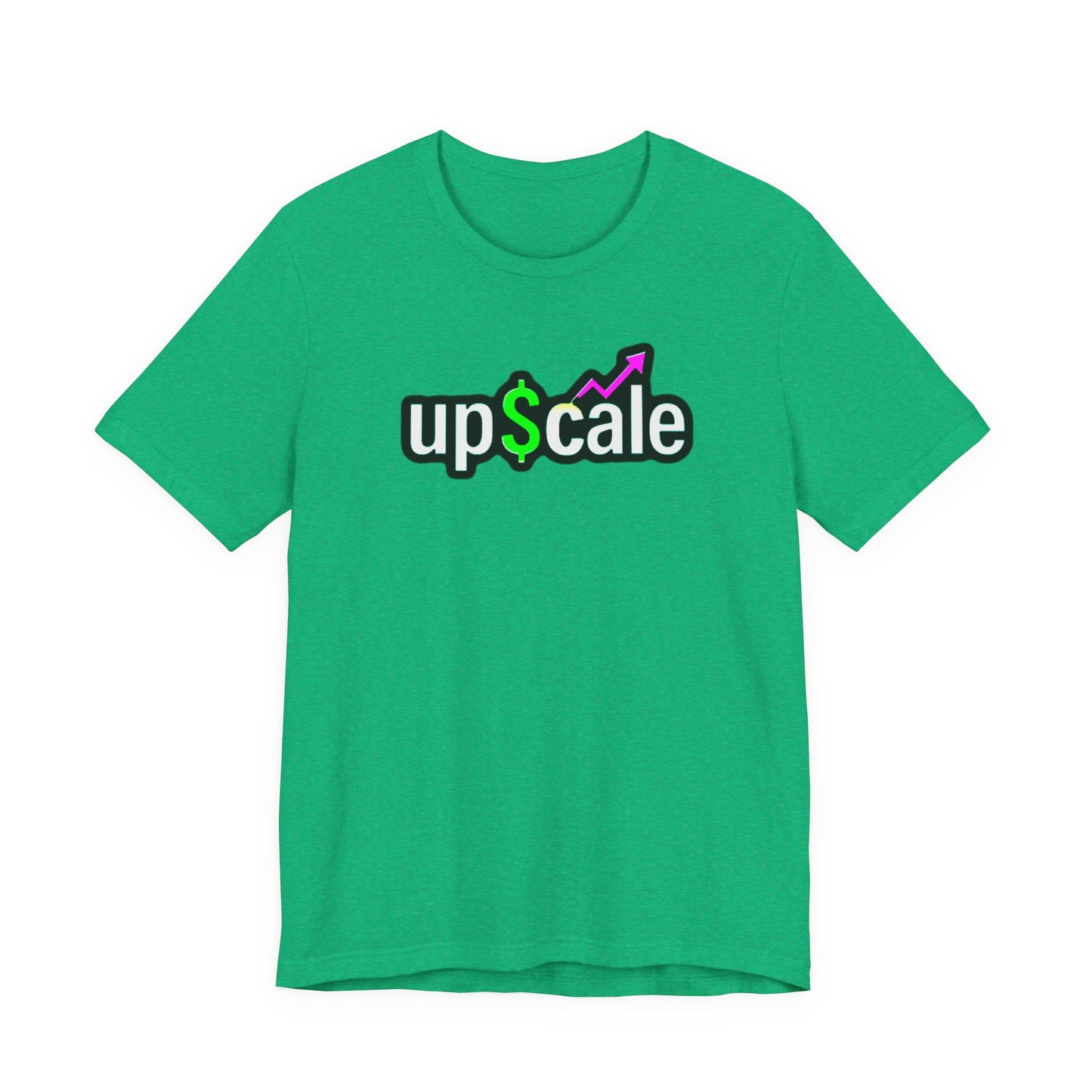 Upcale Unisex Jersey Tee for Entrepreneurs, Business Growth T-Shirt, Casual Wear, Startup Inspiration Shirt, Gift for Professionals