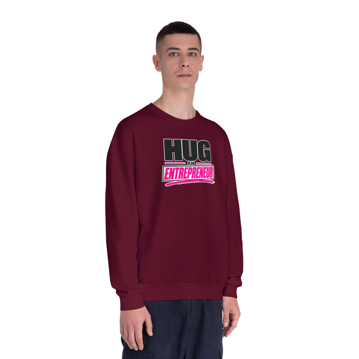 HUG AN ENTREPRENEUR® Unisex Crewneck Sweatshirt