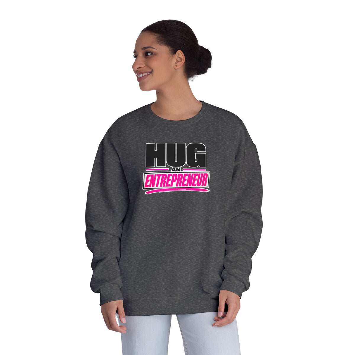 HUG AN ENTREPRENEUR® Unisex Crewneck Sweatshirt