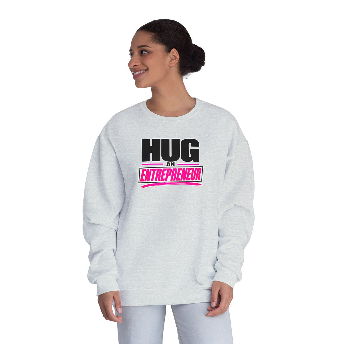 HUG AN ENTREPRENEUR® Unisex Crewneck Sweatshirt
