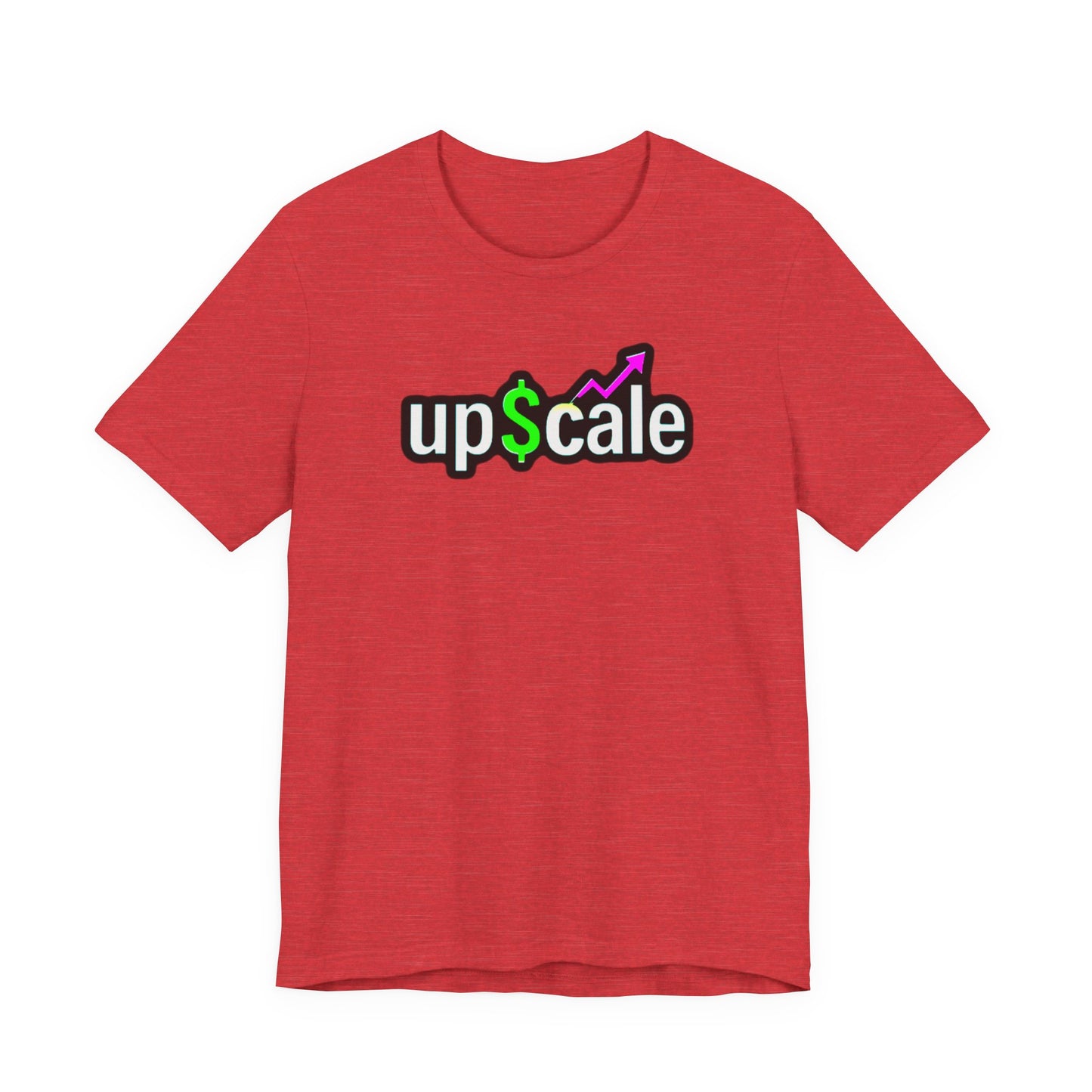 Upcale Unisex Jersey Tee for Entrepreneurs, Business Growth T-Shirt, Casual Wear, Startup Inspiration Shirt, Gift for Professionals