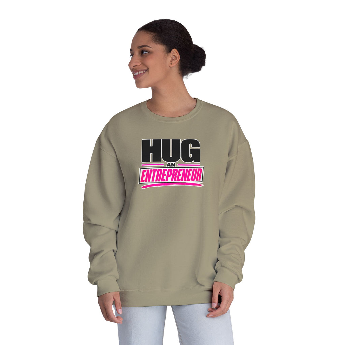 HUG AN ENTREPRENEUR® Unisex Crewneck Sweatshirt