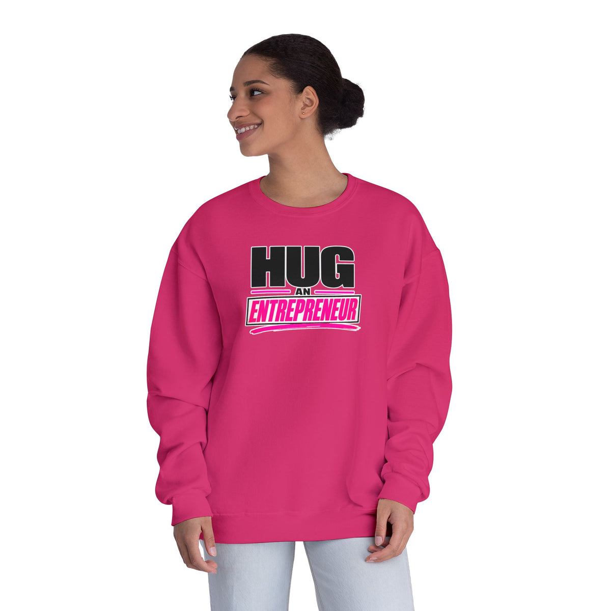 HUG AN ENTREPRENEUR® Unisex Crewneck Sweatshirt