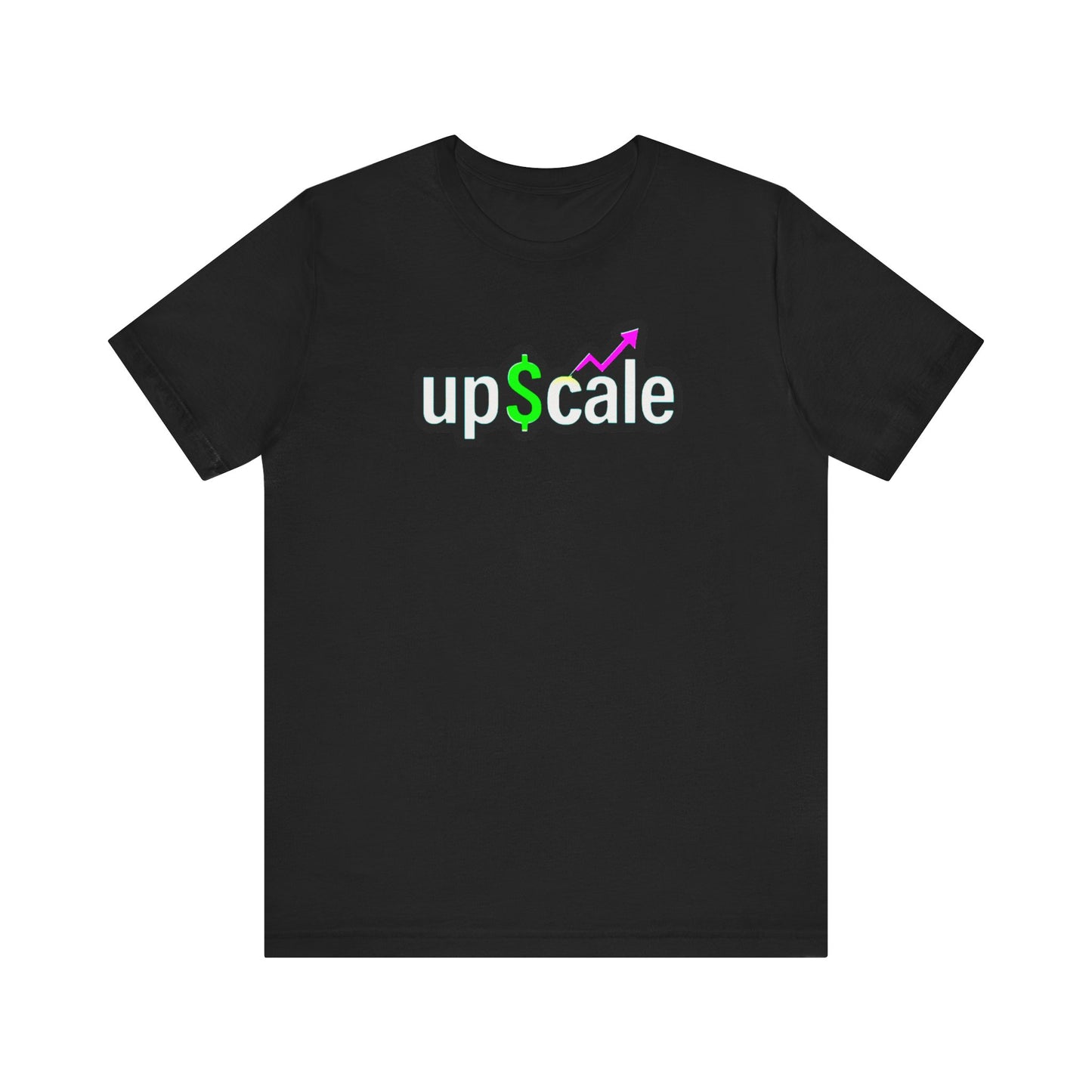 Upcale Unisex Jersey Tee for Entrepreneurs, Business Growth T-Shirt, Casual Wear, Startup Inspiration Shirt, Gift for Professionals