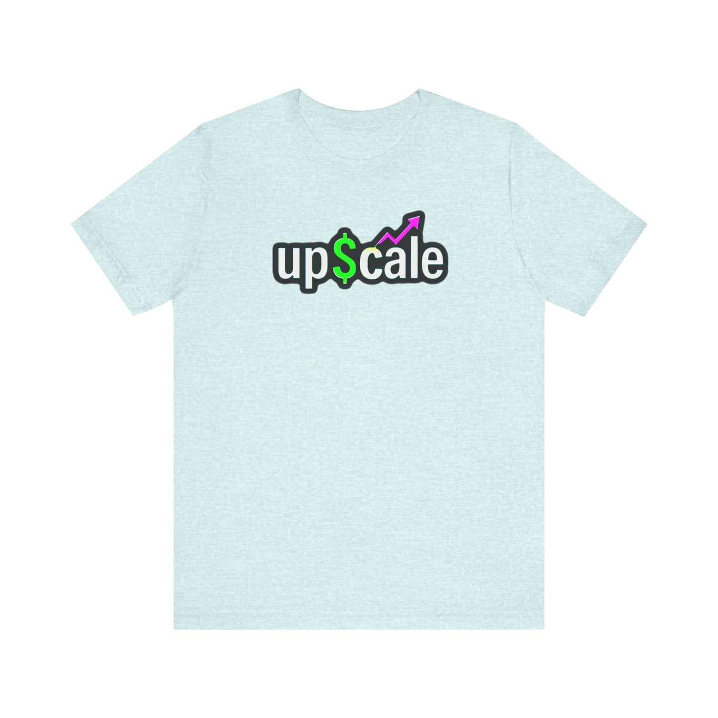Upcale Unisex Jersey Tee for Entrepreneurs, Business Growth T-Shirt, Casual Wear, Startup Inspiration Shirt, Gift for Professionals