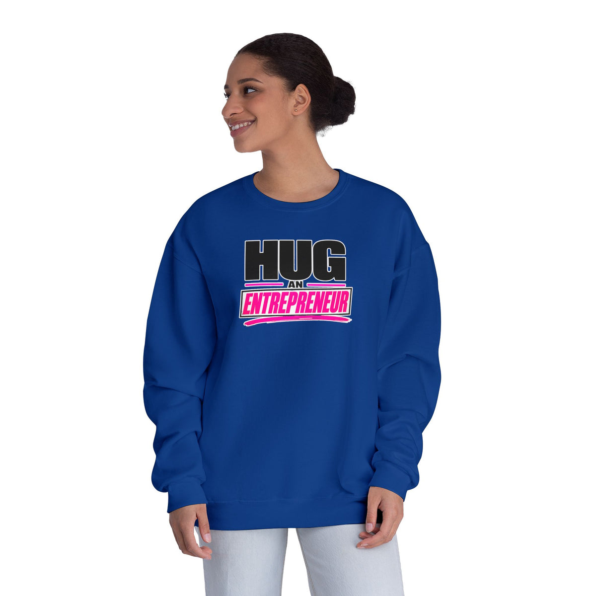 HUG AN ENTREPRENEUR® Unisex Crewneck Sweatshirt