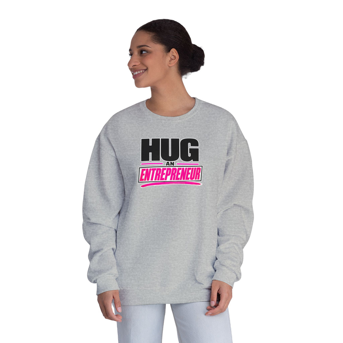 HUG AN ENTREPRENEUR® Unisex Crewneck Sweatshirt