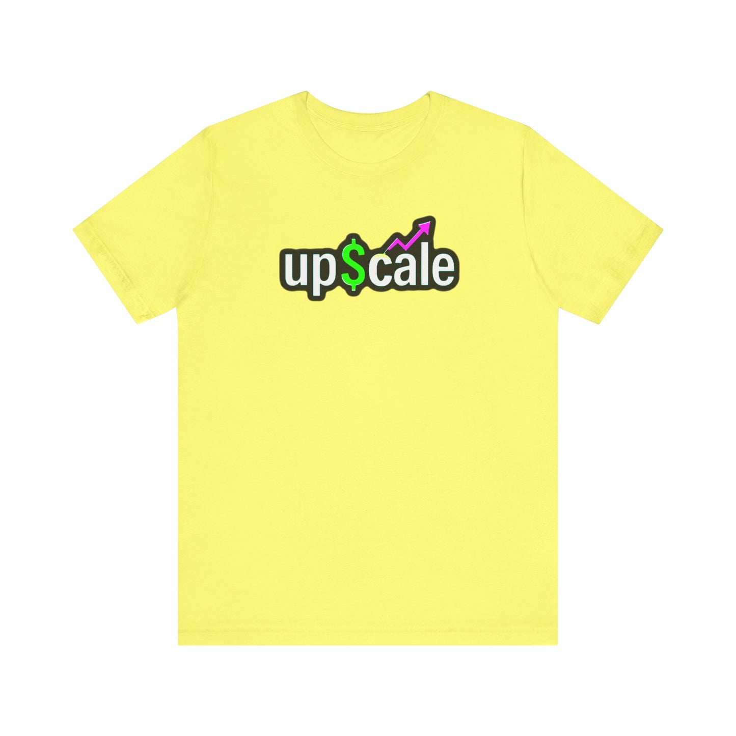 Upcale Unisex Jersey Tee for Entrepreneurs, Business Growth T-Shirt, Casual Wear, Startup Inspiration Shirt, Gift for Professionals