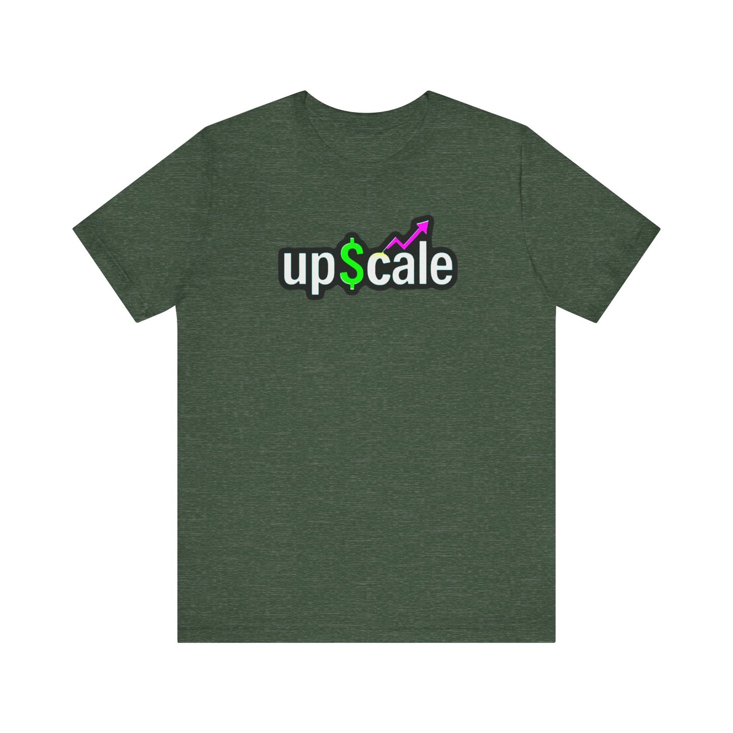 Upcale Unisex Jersey Tee for Entrepreneurs, Business Growth T-Shirt, Casual Wear, Startup Inspiration Shirt, Gift for Professionals