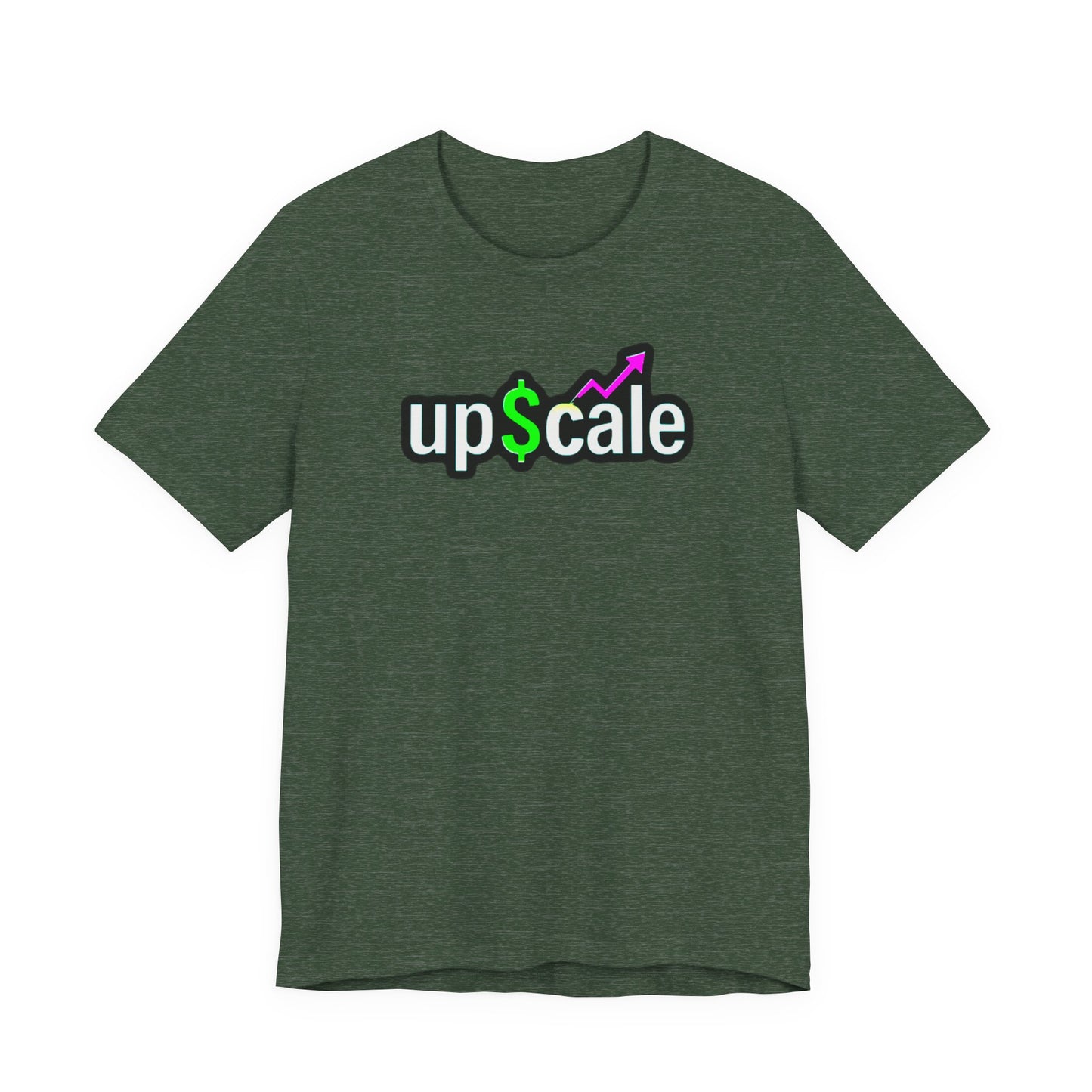 Upcale Unisex Jersey Tee for Entrepreneurs, Business Growth T-Shirt, Casual Wear, Startup Inspiration Shirt, Gift for Professionals