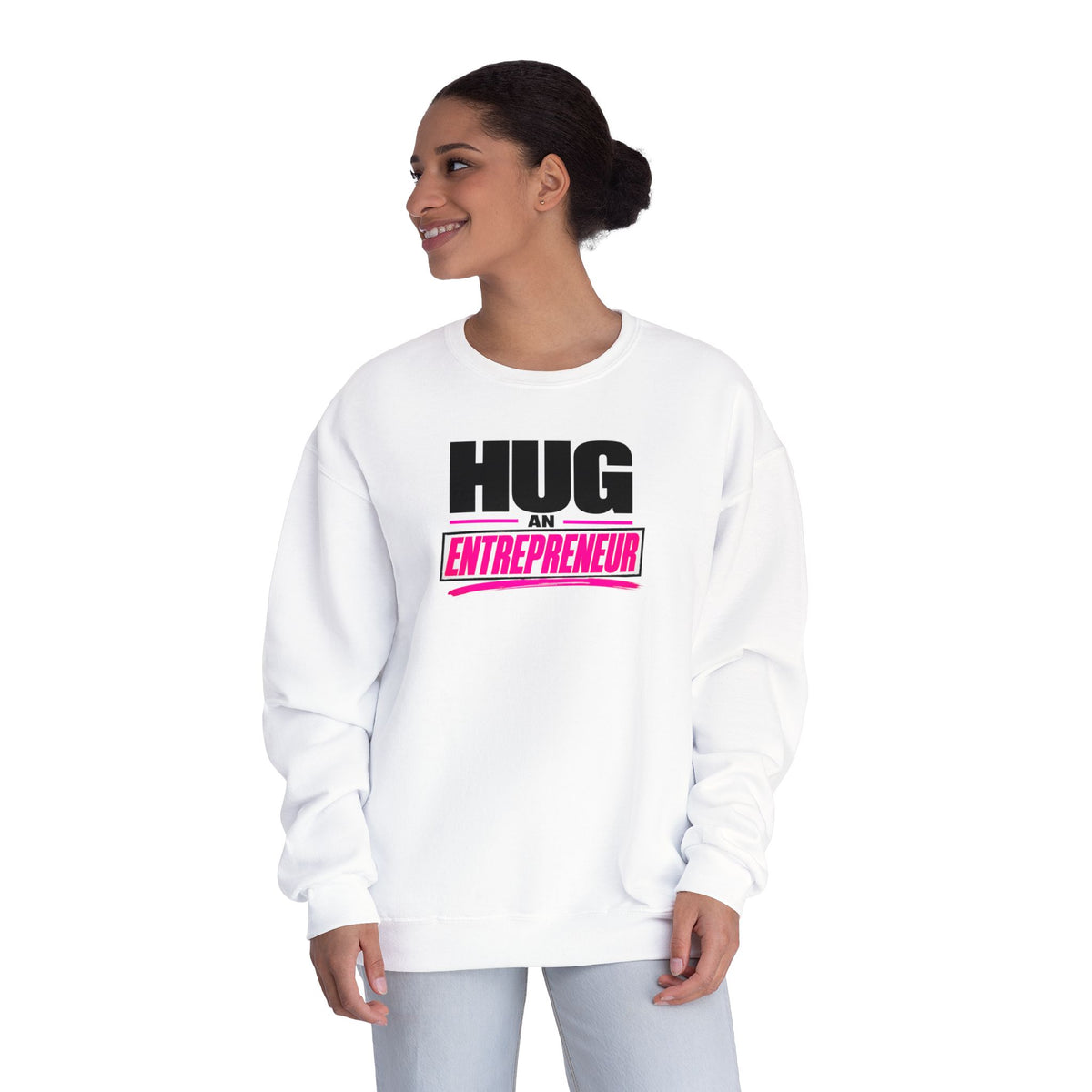 HUG AN ENTREPRENEUR® Unisex Crewneck Sweatshirt