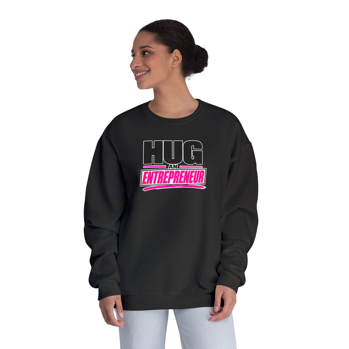 HUG AN ENTREPRENEUR® Unisex Crewneck Sweatshirt