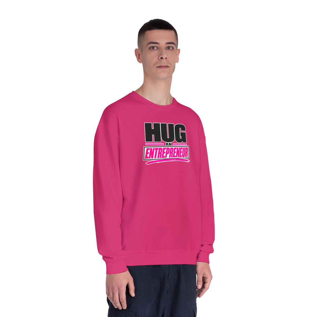 HUG AN ENTREPRENEUR® Unisex Crewneck Sweatshirt