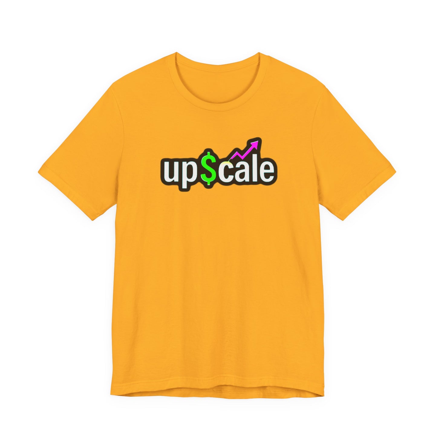Upcale Unisex Jersey Tee for Entrepreneurs, Business Growth T-Shirt, Casual Wear, Startup Inspiration Shirt, Gift for Professionals